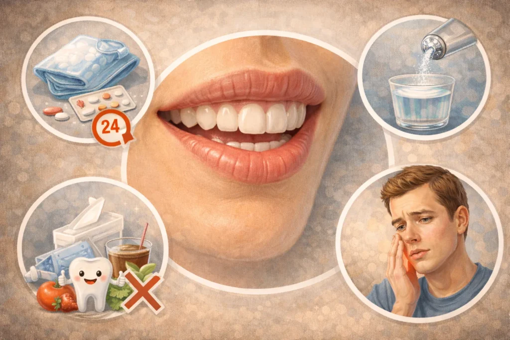 Cuidados postoperatorios tras un tratamiento dental