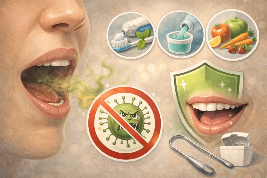 Cómo evitar el mal aliento (halitosis)