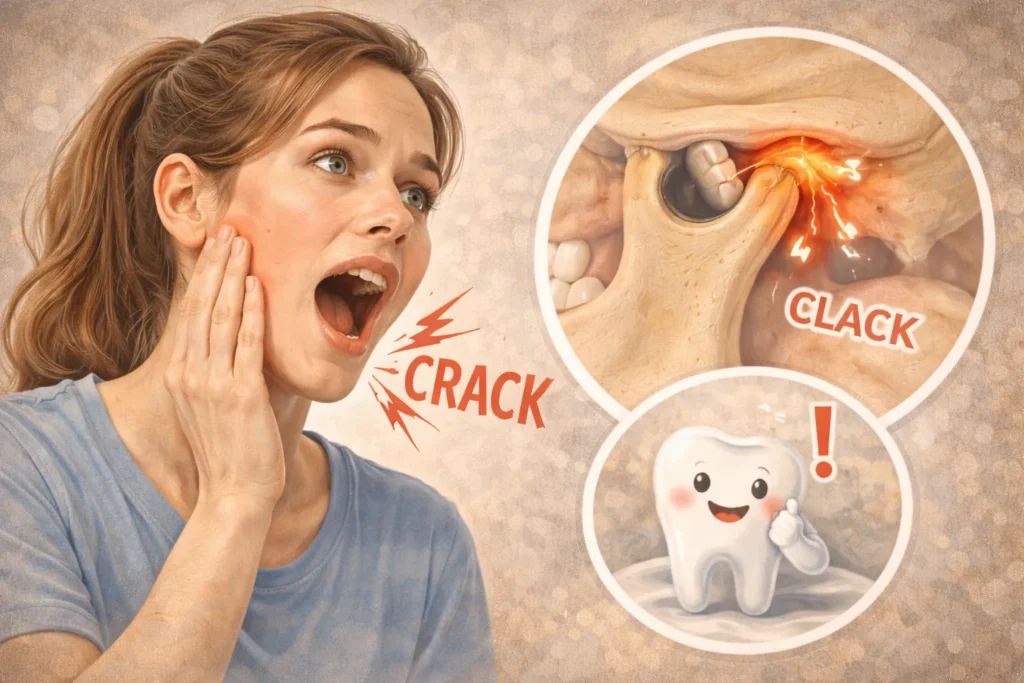 Me cruje la mandíbula al abrir la boca- ¿es normal o hay que mirarlo?